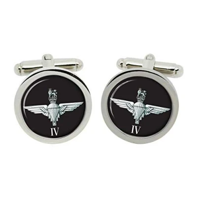 Image of 4th Battalion Parachute Regiment, British Army Cufflinks in Box