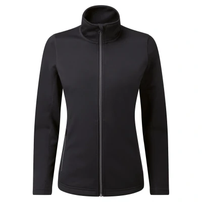 Image of Premier Womens/Ladies Dyed Sweat Jacket (Black) Size X Large