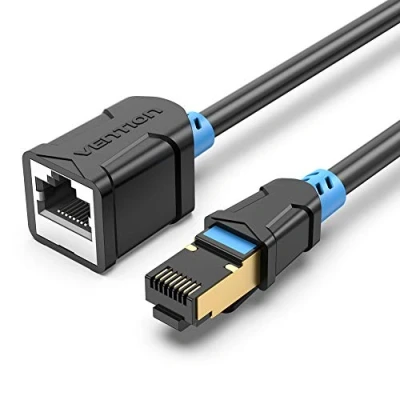Image of VENTION Cat6 Ethernet Extension Cable 2m Extender 1000Mbps Male to Female Patch Cord Connector Gigabit Lan Network STP for PC Switch Router Support / Cat5e Cat5