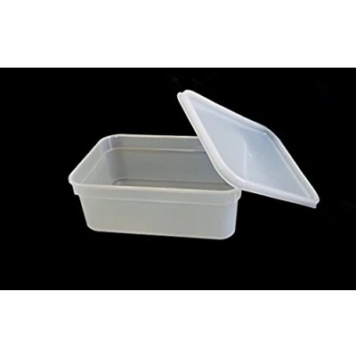Image of 2 Litre Rectangular Ice Cream tubs/Food Storage containers (10)