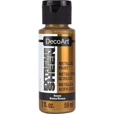 Image of DecoArt Americana Extreme Sheen Jar of Paint, Acrylic, Bronze, 59 ml (Pack 1)