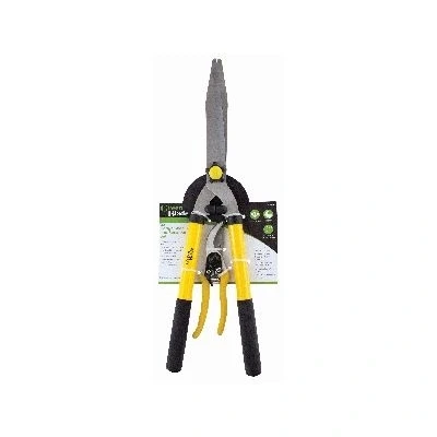 Image of 2pc Yellow Carbon Steel Hedge Shears &amp; Secateurs Set By Green Blade
