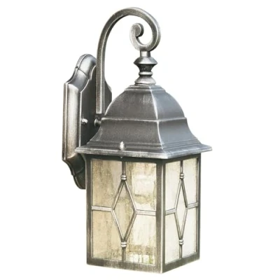 Image of Genoa Cast Aluminium Outdoor IP23 Hanging Wall Lantern Light, 1642