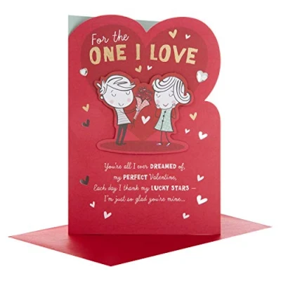 Image of Hallmark One I Love Valentine&#039;s Day Card &#039;Fabulous&#039; Medium