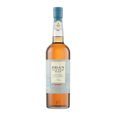Image of Oban Little Bay Single Malt Scotch Whisky 43% vol 70cl Fruity &amp; Smooth Notes of Citrus Sea Salt Light Smoky Scottish with a Long Finish