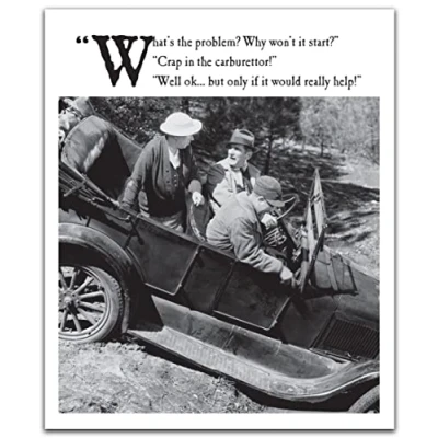 Image of Emotional Rescue Funny Birthday Card Him Male Funny, Happy CardHim, CardMen, Card, Cards, Black &amp; White, AC3758