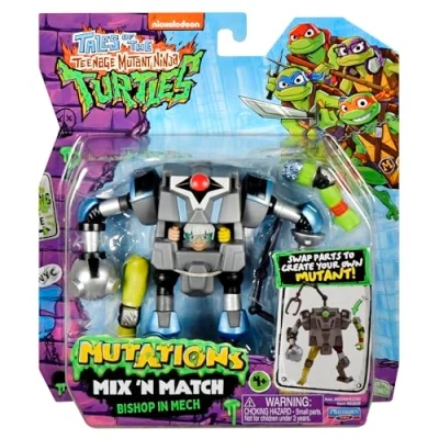 Image of Teenage Mutant Ninja Turtles: Mutations Mix and Match 4.5 Inch Bishop Action Figure