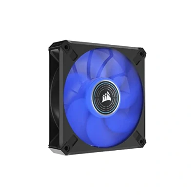 Image of Corsair ML120 LED ELITE, 120mm PWM Fan AirGuide Technology, Magnetic Levitation Bearing, Up to 2,000 RPM, Eight Vibrant LEDs, Low Noise, High Airflow Single Pack Blue