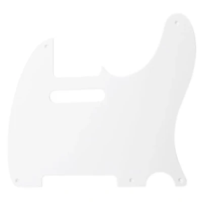 Image of Musiclily 5 Hole Vintage Tele Pickguard for Fender American/Mexican Made Standard Telecaster Style Electric Guitar, 3Ply Mint Green