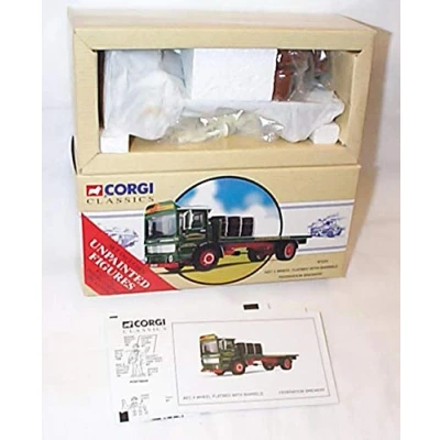 Image of Corgi classics federation brewery AEC 4 wheel flatbed with barrels truck 1.50 scale limited edition diecast model