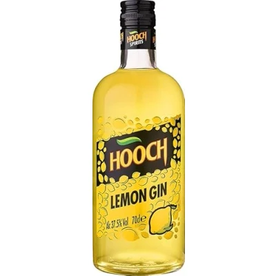 Image of Hooch Spirits Lemon Gin 70cl 37.5% abv Fruity Citrus Perfect for Cocktails