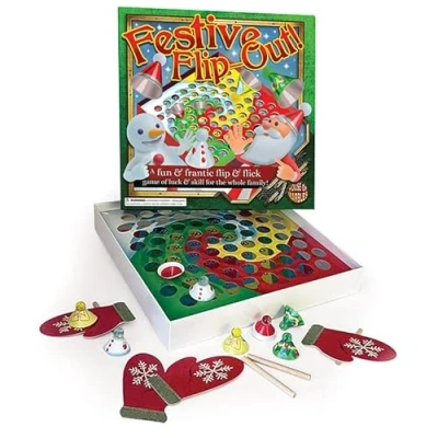 Image of Festive Flip Out! Christmas Game House of Marbles