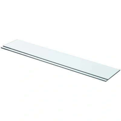 Image of vidaXL Shelves 2 pcs Panel Glass Clear 70x12 cm