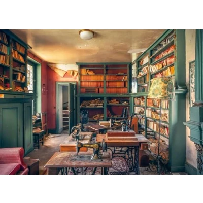 Image of Ravensburger Puzzle 17101 Mysterious Castle Library Lost Places Jigsaw 1000 Pieces