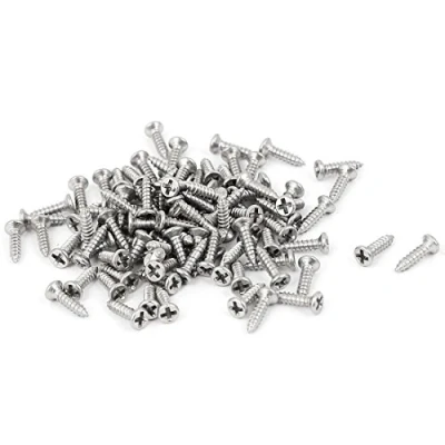 Image of sourcing map M1.4 x 6mm Cross Head Countersunk Self Tapping Screw 100 Pcs