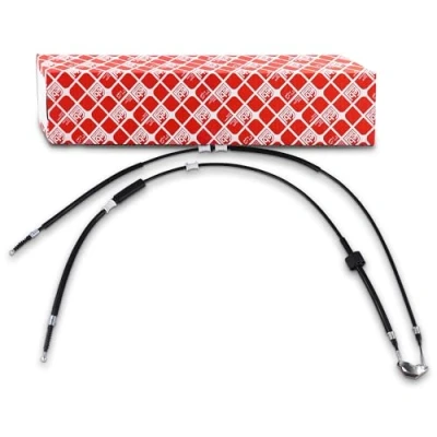 Image of 013159021, 0522016, 13159021, 522016 Brake Cable FEBI BILSTEIN 109429 Rear 1615mm VAUXHALL: Meriva Mk1