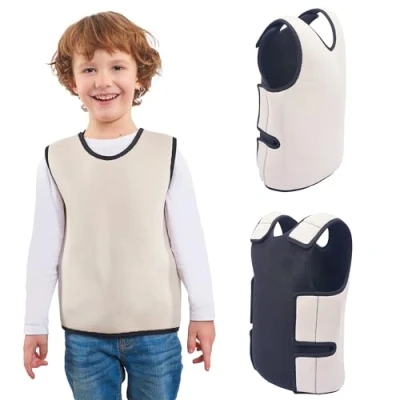 Image of Compression Vest for Kids Provide Deep Pressure Comfort ADHD Tools Autism Sensory Clothing Comfortable Design Shirt Ensure a Secure Feeling