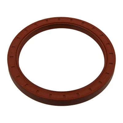 Image of 0231938, 0366303, 0369478 Crankshaft Seal FEBI BILSTEIN 09895 transmission sided MVQ (silicone rubber)