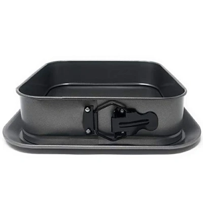 Image of GF Square Non Stick Springform Cake Tin Tray with Loose Base 24 cm