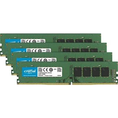 Image of Crucial CT4K8G4DFS8266 32 GB Kit (8 x 4, DDR4, 2666 MT/s, PC4 21300, SR x8, DIMM, 288 Pin) Memory