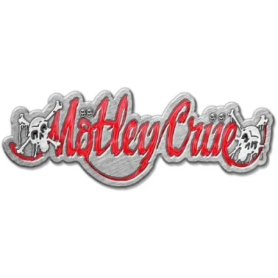 Image of MÖTLEY CRÜE Metal Pin # 8 Badge Button Dr. Feelgood Logo 5 x 2 cm,
