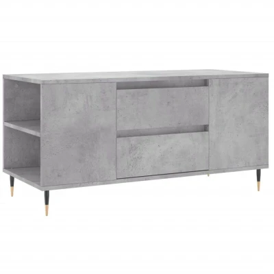 Image of vidaXL Coffee Table Concrete Grey 102x44.5x50 cm Engineered Wood
