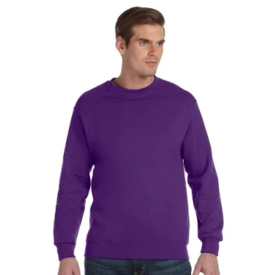 Image of GILDAN Men&#039;s 50/50 Adult Crewneck Sweatshirt, Purple, XXL UK