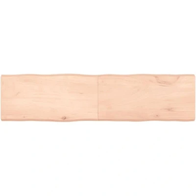 Image of vidaXL Table Top 160x40x(2 6) cm Untreated Solid Wood Live Edge