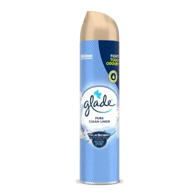 Image of Glade Air Freshener, Aerosol Room Spray, Clean Linen, 300ml