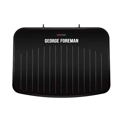 Image of George Foreman 25820 Large Fit Grill Griddle Hot Plate + Toastie Machine Black /