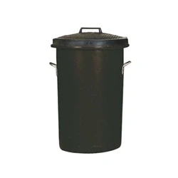 Image of Heavy Duty Coloured Dustbin 85 Litre Black 311961