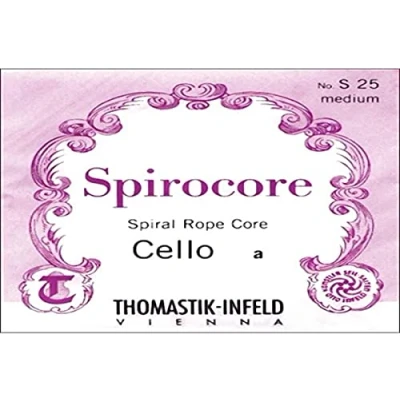 Image of Thomastik Saiten für Cello Spirocore Spiralkern Satz 3/4 mittel Chrom Mensur 650 mm / 25.6&quot;