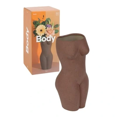 Image of DOIY Flower Vase Body Grey For Flowers Ceramic Small Vases Table Decoration &amp; Home Decor Accessories Living Room Quirky XL