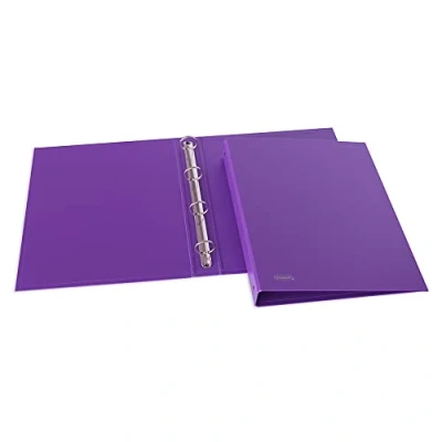 Image of Favorit Sprint 22 x 30 cm Cardboard Ring Binder with 4 Round Rings, mm, Purple