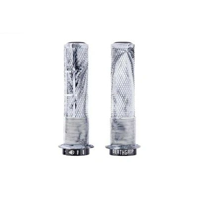 Image of DMR Deathgrip 2 Flanged Handlebar Grips (Snow Camo, Thick)