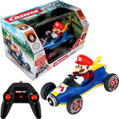 Image of Carrera 370181066 RC Official Licensed Mach 8 Mario Kart Super Remote Controlled Racing, Multicoloured