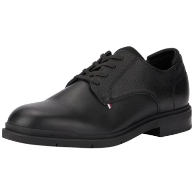 Image of Tommy Hilfiger Men Flexible Mix LTH Shoe (FM0FM05164) Derby Shoes, Black (Black), 10