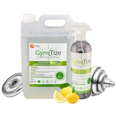 Image of GymiTize Eco Friendly Gym Equipment Sanitiser Spray and Trigger Bottle (5 l (Pack of 1))
