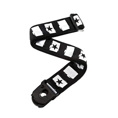 Image of D&#039;Addario Accessories Locking Guitar Strap Electric Strap, Acoustic and Bass Rockstar