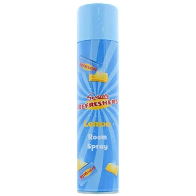 Image of Swizzels Refreshers Lemon Room Air Freshener Spray, Blue