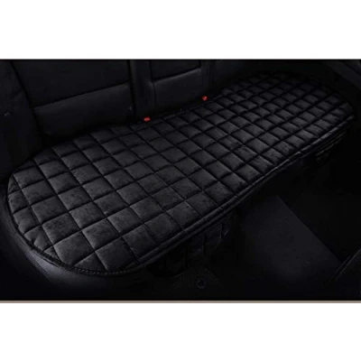 Image of HONCENMAX Soft Car Seat Cover, Plush Cushion Pad Mat Protector for Auto, Universal Sedan Hatchback SUV, Interior Accessories Rear Bottom Cover