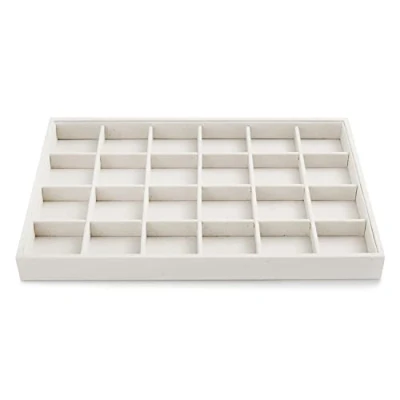 Image of Oirlv Stackable Jewellery Organiser Tray Display for Necklace Ring Bracelet Earring Storage and