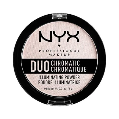 Image of NYX Professional Makeup Duo Chromatic Illuminating Powder Highlighter Snow Rose, 0.021 kg