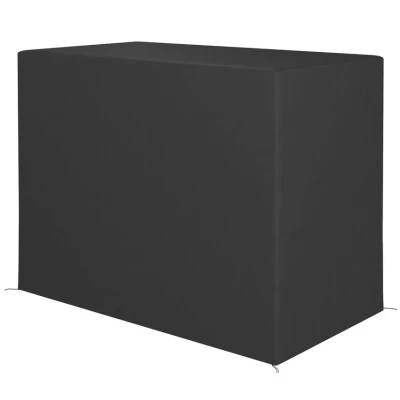 Image of Outsunny Oxford Patio 3 seater Swing Chair Cover Outdoor Garden Furniture Rain Protection Protector Waterproof Anti UV, 240L x 133W 185H cm, Dark Grey