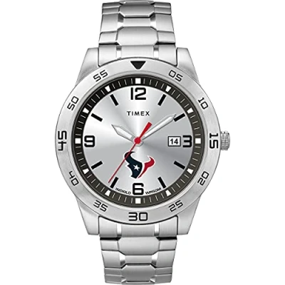 Image of Timex x NFL Men&#039;s Citation Silver Analog Watch