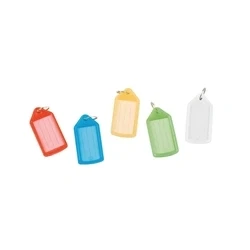 Image of Q Connect Sliding Key Fob Assorted (Pack of 40) Ref KF10878