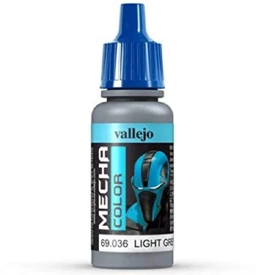 Image of Vallejo 17 ml &quot;AV Mecha Color&quot; Acrylic Airbrush Colour Light Grey
