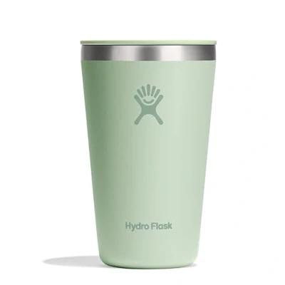 Image of HYDRO FLASK All Around Tumbler 473 ml (16 oz) with Closable Spill Proof Press In Lid Stainless Steel Double Wall Vacuum Insulated Aloe