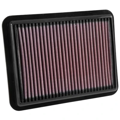 Image of K&amp;N Engine Air Filter: High Performance, Premium, Washable, Panel 2013 2019 (Yaris, Yaris iA, Mazda 2, 3, CX Demio), 33 5038