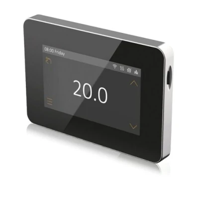 Image of Floorwarmers Touchscreen Electric Underfloor Heating Thermostat Black